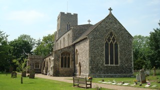 photo of All Saints' Church burial ground