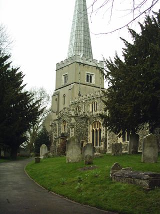 photo of St Mary's Church burial ground