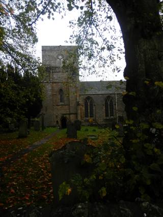 photo of Blanchland Abbey's Church burial ground