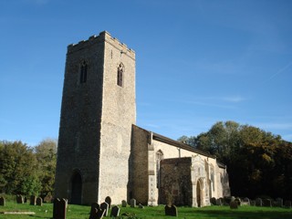 photo of St Lawrence's Church burial ground