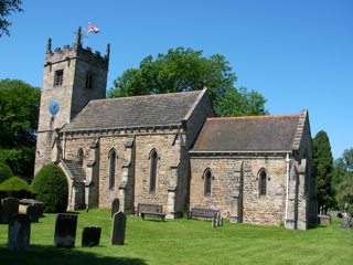 photo of St Oswald's Church burial ground
