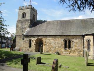 photo of St Oswald's Church burial ground