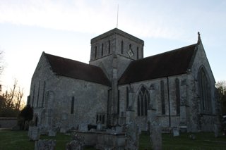 photo of St Mary and St Mellor's Church burial ground