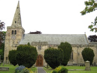 photo of St Lawrence's Church burial ground