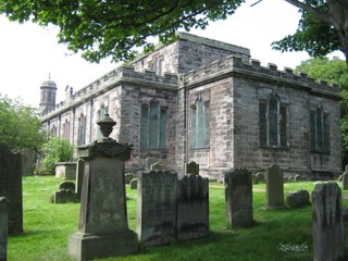 photo of Holy Trinity's Church burial ground