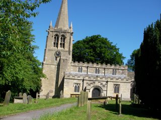 photo of All Saints' Church burial ground