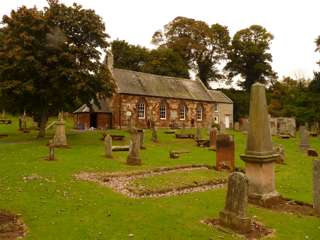 photo of Garvald Kirk's Church burial ground