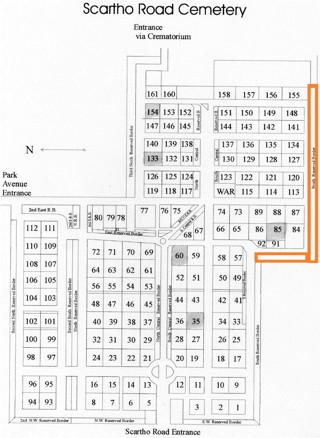 photo of Scartho Road (south reserved borders 504-505) Cemetery