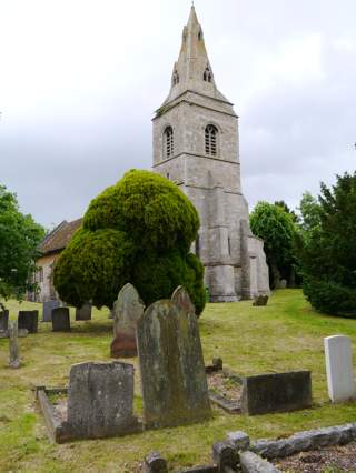 photo of All Saints' Church burial ground