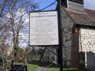 photo of St George's Church burial ground