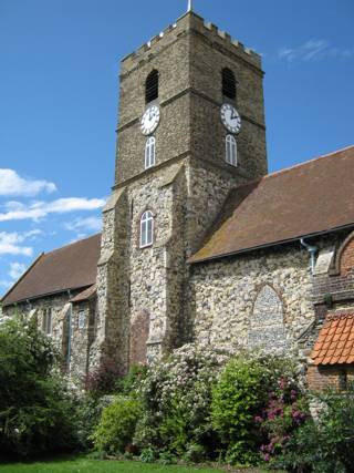 photo of St Peter's Church burial ground