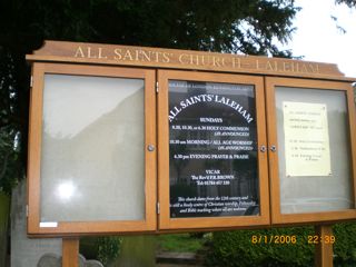 photo of All Saints' Church burial ground