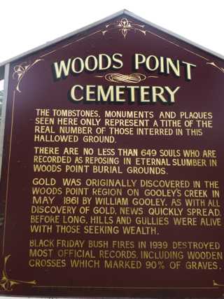 photo of Woods Point Cemetery