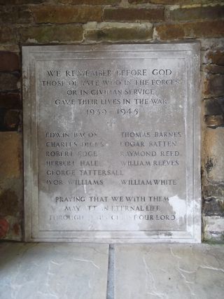 photo of St Marys Church Roll of Honour