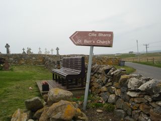 photo of Cille Bharra St Barr's Church burial ground