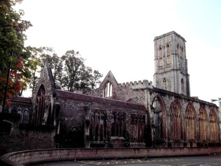photo of Temple Church's burial ground