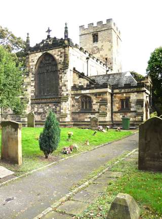 photo of St Mary's Church burial ground