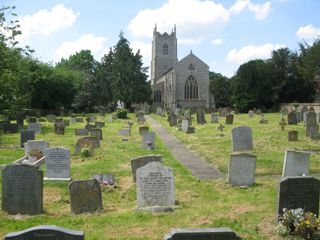 photo of Holy Innocents' Church burial ground