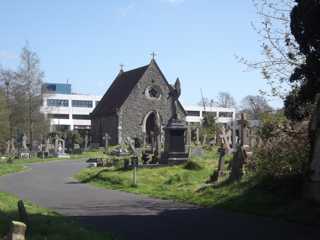 photo of Holy Souls Catholic's Church burial ground