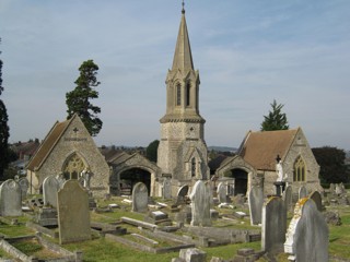 photo of St Margaret's Church burial ground