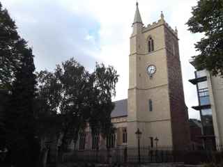 photo of St James Priory's Church burial ground