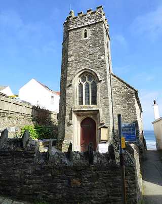 photo of St Just's Church burial ground