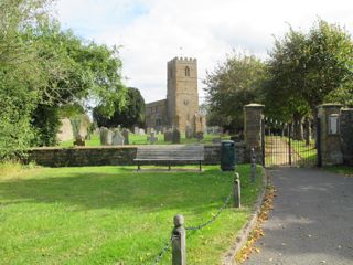 photo of All Saints' Church burial ground