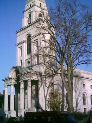photo of Christ Church's burial ground