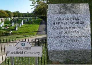 photo of Blackfield Cemetery
