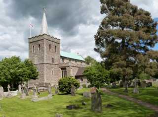 photo of St Mary the Virgin's Church burial ground