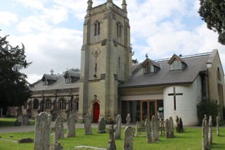 photo of All Saints' Church burial ground