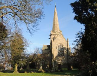 photo of St John the Divine's Church burial ground