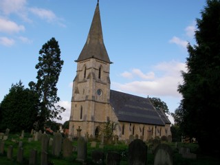 photo of All Saints' Church burial ground