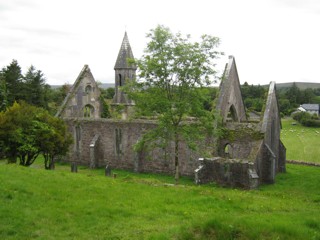 photo of Ruined's Church burial ground