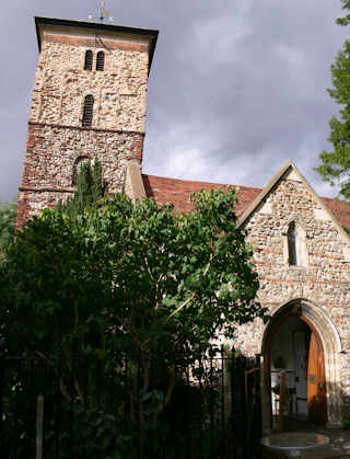 photo of Holy Trinity's Church burial ground