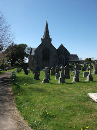 photo of St Lawrence's Church burial ground