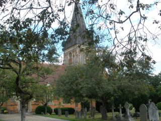 photo of Holy Trinity's Church burial ground