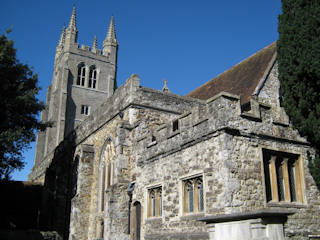 photo of St Mildred's Church burial ground