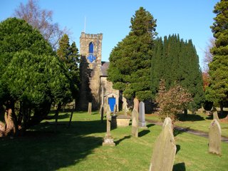 photo of Holy Trinity's Church burial ground