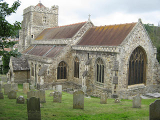 photo of All Saints' Church burial ground