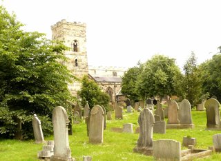 photo of St Cuthbert's Church burial ground