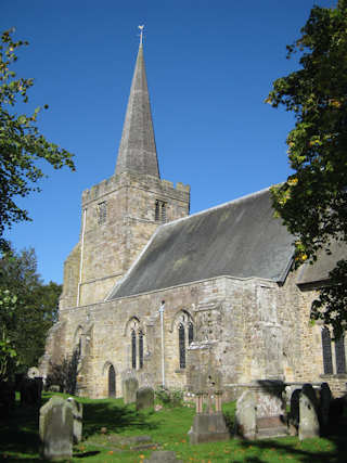 photo of St Denys' Church burial ground