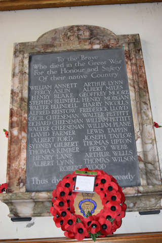 photo of St Peter and St Paul War Memorial