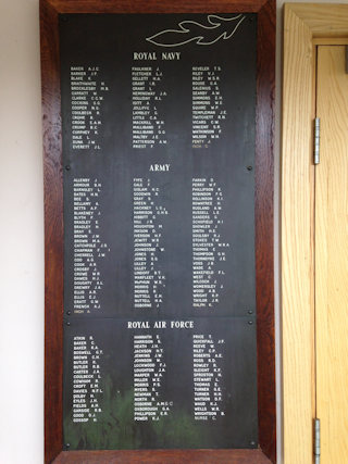 photo of Memorial Hall Plaques