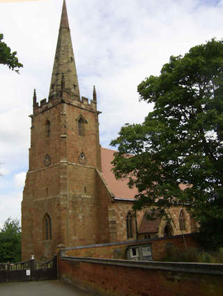 photo of St Cuthbert's Church burial ground