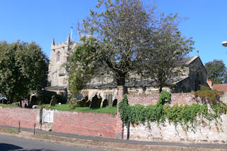 photo of St Oswald's Church burial ground