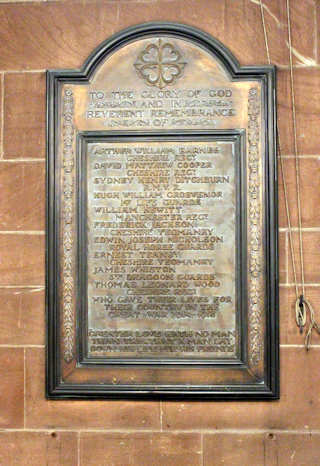 photo of St Mary Rolls of Honour