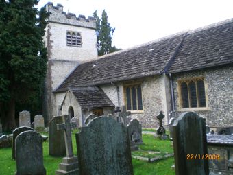 photo of St Giles and St George's Church burial ground