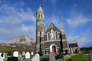 photo of Sacred Heart's Church burial ground