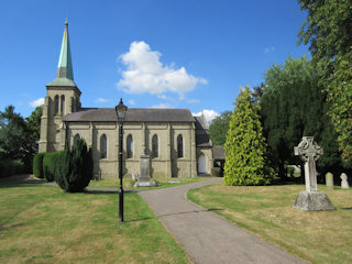 photo of Holy Trinity's Church burial ground